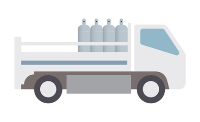 プロパンガス配送車