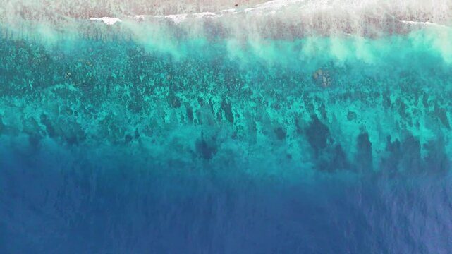 Aerial view of the Gili Islands off the coast of Lombok, Indonesia. The Gilis are a popular holiday destination for tourists visiting Bali and Lombok.	
