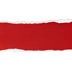 Torn paper on black background isolated on transparent background