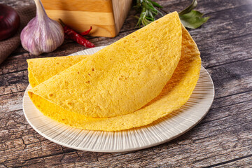 Mexican corn thick bread Tortilla