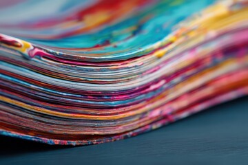 Drip Style Vibes concept. Colorful abstract layers creating vibrant visual patterns.