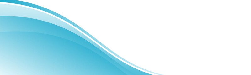 Naklejka premium Abstract blue and white business wave banner background. with a modern concept style