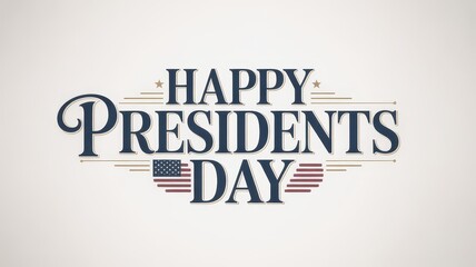 Fototapeta premium Celebrating presidents day with patriotic enthusiasm