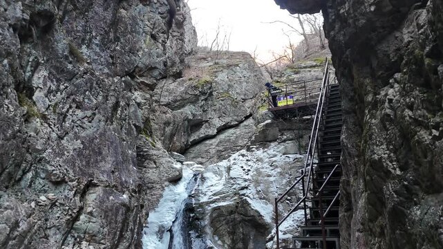 Waterfall in Samak Mountain, Chun-cheon city, Gangwon-do, South Korea