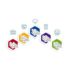 Fototapeta premium Circular Data Connection Infographic.ai