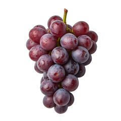 Fresh red grapes bunch with water droplets