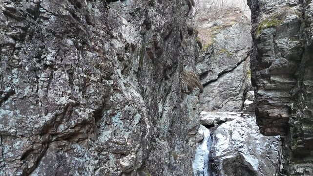 Waterfall in Samak Mountain, Chun-cheon city, Gangwon-do, South Korea