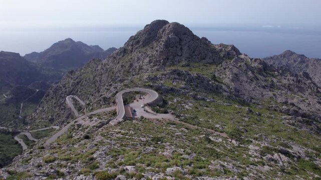 Route boucle &agrave; Majorque en drone