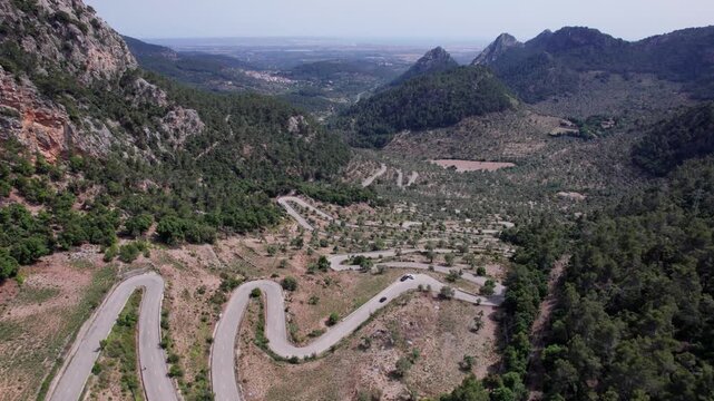 Route &agrave; Majorque en drone