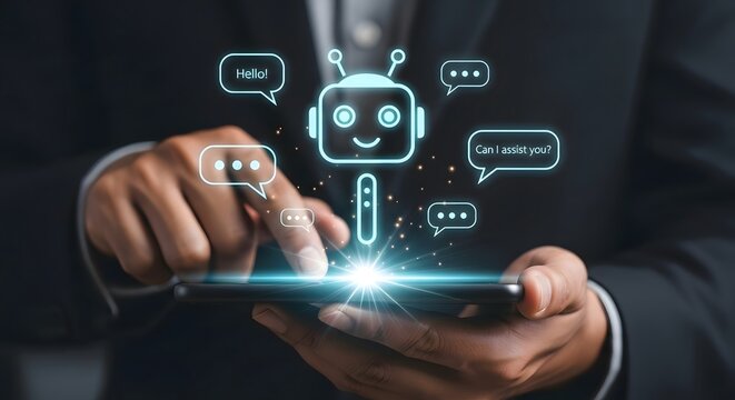 Chatbots virtual assistant ai technology digital transformation automation customer service support 24/7