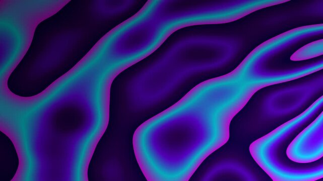 Observing a Surreal Light Playground With Neon Flow Patterns