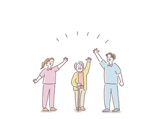 介護、福祉のお仕事（挨拶、レク）