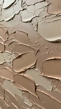 Textured impasto painting creates an impressionistic visual spectacle