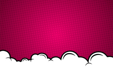 Comic book background. Modern creative pop art halftone style background.