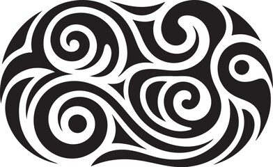 Naklejka premium Tribal African Mask Face Vector Illustration