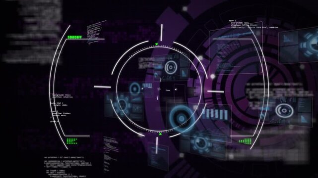 Animation of scope scanning and data processing over computer circuit board