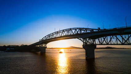 Obraz premium Auckland Harbor Bridge