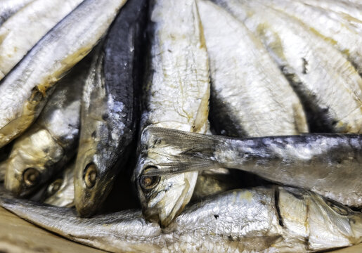 Sardines at a market