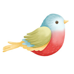 Adorable little girl in winter outfit with hot cocoa and Christmas elements