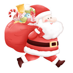 Adorable little girl in winter outfit with hot cocoa and Christmas elements