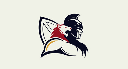 Majestic Lion Warrior Emblem A Symbol of Strength, Courage, and Victory