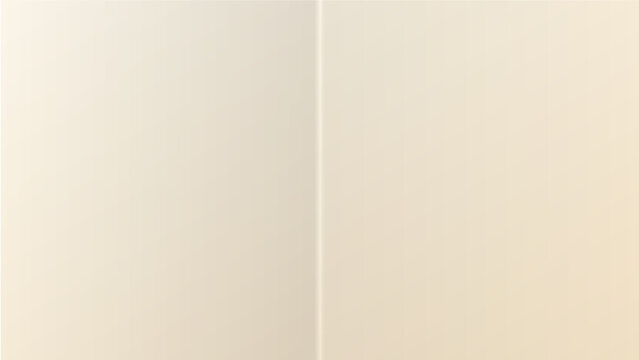 Open cream page spread of minimal notebook style with faint central seam and light texture evoking blank writable field and gentle neutral backdrop.