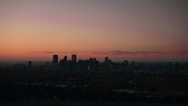 Beautiful sunrise timeline in the chity of Calgary.mov
