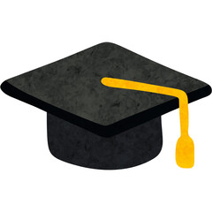 graduation cap and diploma