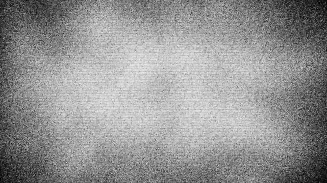 Vintage TV Static Noise Glitch Background Animation, old analog TV static noise with grainy texture and glitch artifacts video background