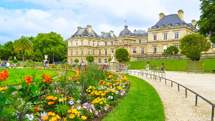 Beautiful View The Luxembourg Palace