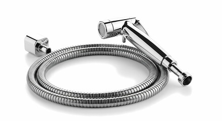 Muslim Shower Bidet Spray Isolated on White Background