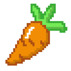 Carrot pixel art