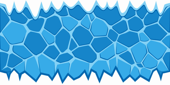 Abstract blue hexagonal pattern
