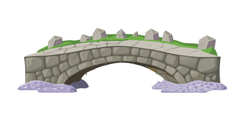 Stone bridge illustration