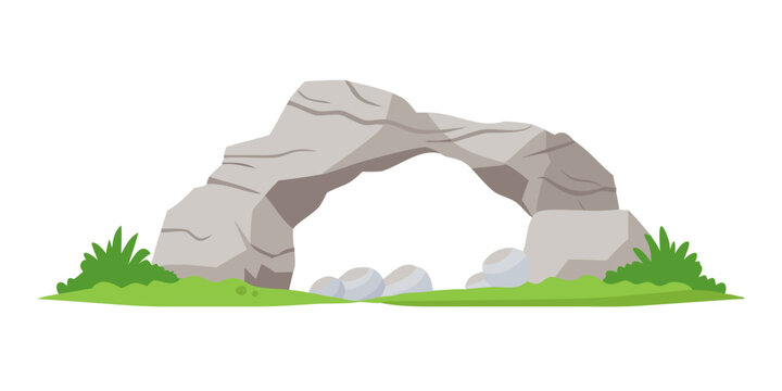 Natural rock arch