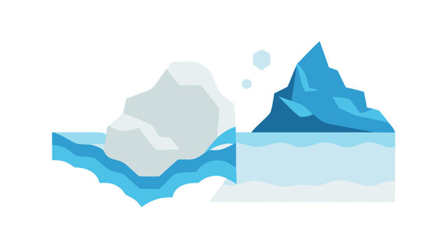 Melting icebergs