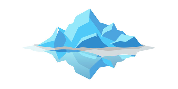 Mountains reflection