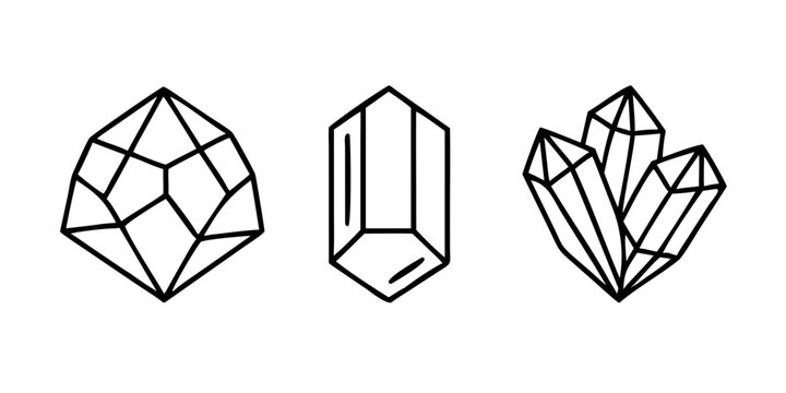 Geometric crystal shapes