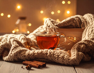 Cozy Tea Time Still Life