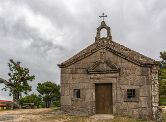 Chapelle rurale sur les pentes du massif de l'Estrela &agrave; Seia, Portugal