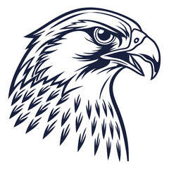Eagle head silhouette