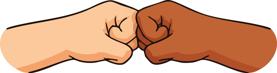 Fist Bump Gesture Icon