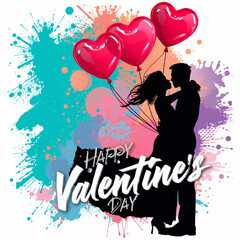 Happy Valentine Day 2026 Colorful Theme &ndash; Romantic Wishes & Love Vibes