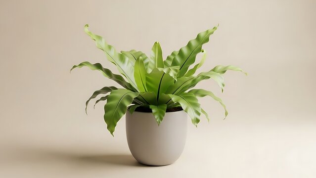 Bird&rsquo;s Nest Fern plant in a pot
