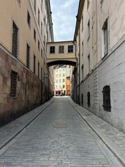 Fototapeta premium landscape in Gamla Stan, Stockholm, Sweden