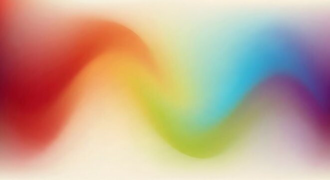 Abstract colorful rainbow gradient wave background