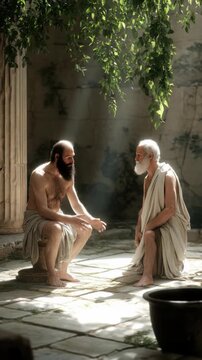 Socratic mind journey: Plato teaching, Academy study, Greek scholar, intellectual dialogue, philosophical reasoning, timeless insight, ancient wisdom, classic knowledge,