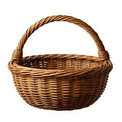 Obraz premium Wicker Basket with Handle