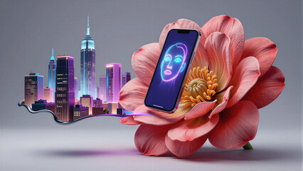 Obraz premium Kalejdoskop Snów: Surrealistyczna Podróż Przez Pęknięte Wymiary Czasu, Przestrzeni i Nieskończonej Wyobraźni, Pop Art