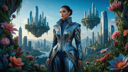 Obraz premium Kalejdoskop Snów: Surrealistyczna Podróż Przez Pęknięte Wymiary Czasu, Przestrzeni i Nieskończonej Wyobraźni, Pop Art